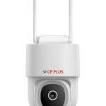CP PLUS 4MP Quad HD Wi-Fi CCTV Camera for Outdoor | 360° Pan & Tilt | Full-Color Night Vision | CTC Cyber Secure Tech | Smart Detection Suite | View & Talk | OK Google | Cloud Recording | CP-Z45Q