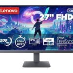 Lenovo LOQ 27-10 | 27″ (68.5cm) FHD (1920×1080) IPS 200Hz Gaming Monitor | 0.5ms, HDR10 Compliance, AMD FreeSync, 99% sRGB, 2xHDMI 2.1 TMDS, 1xDP 1.4| Tilt | Lunar Grey | 68F2GACBIN